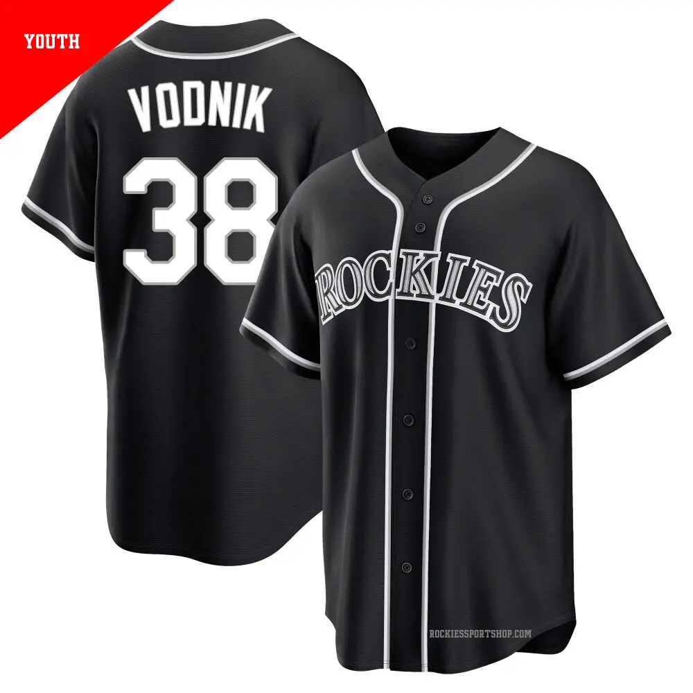 Men's #38 Victor Vodnik Colorado Rockies Gray Limited Road Jersey